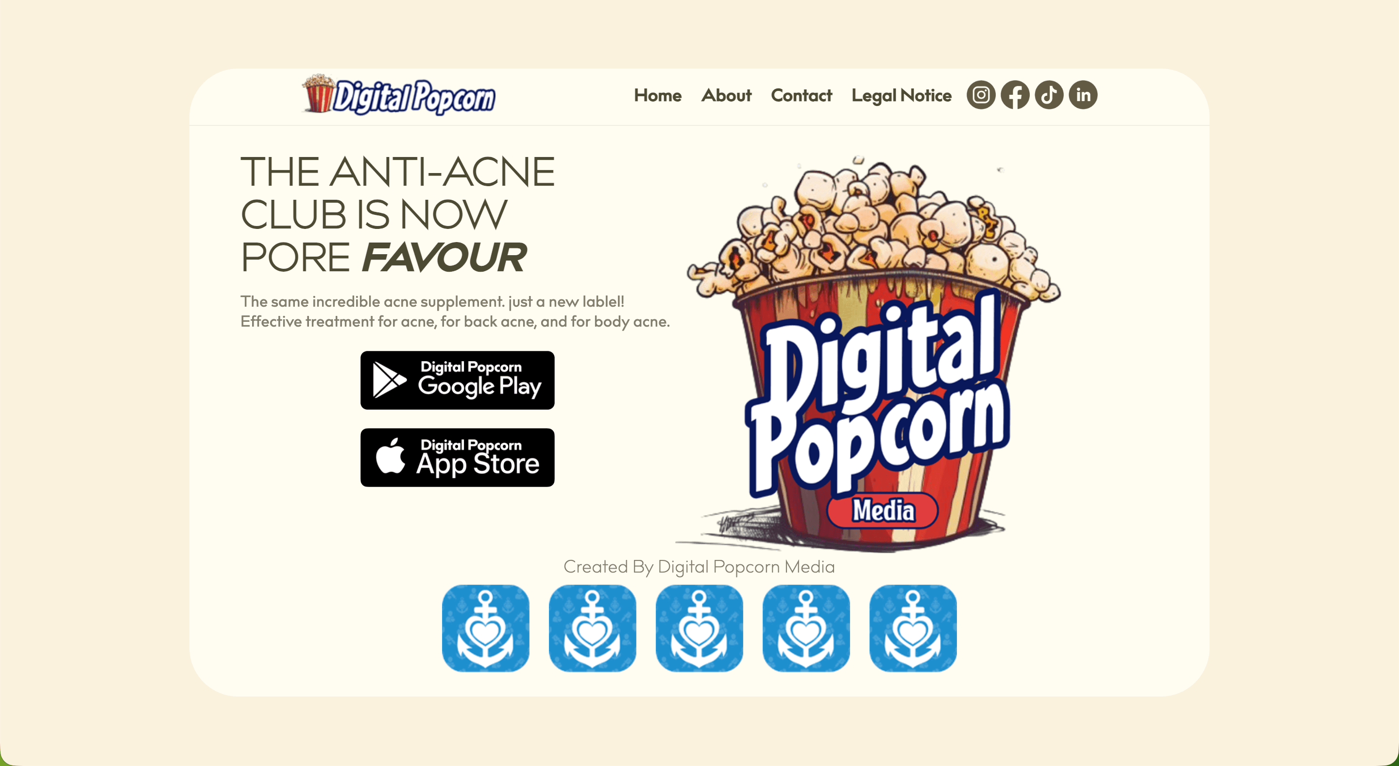 Digital Popcorn interface