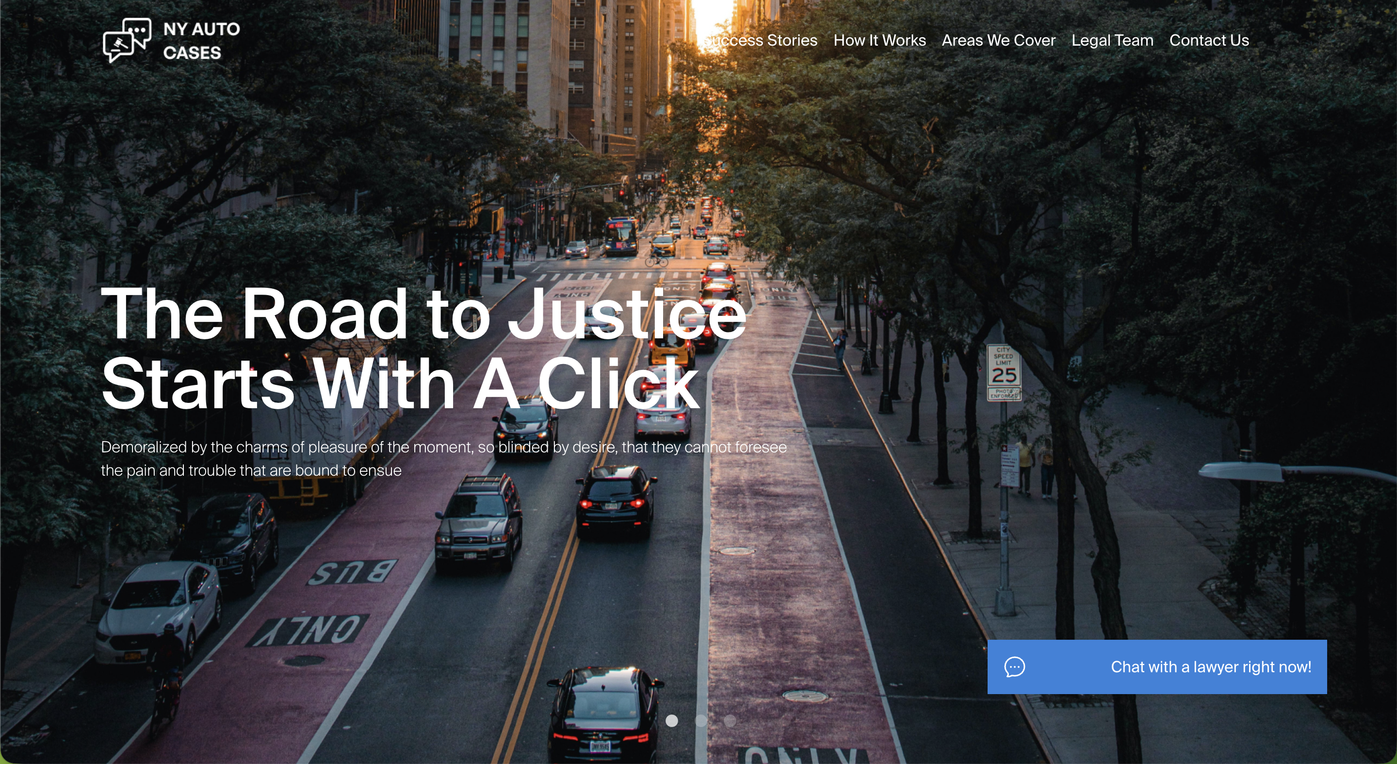 NY Auto Cases interface